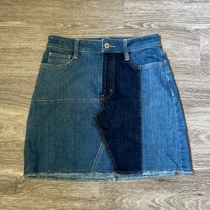 Mini Jean Skirt